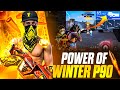 P90 IS THE NEW WINTER KING! 👑🥶 FREE FIRE AGGRESSIVE KILLS