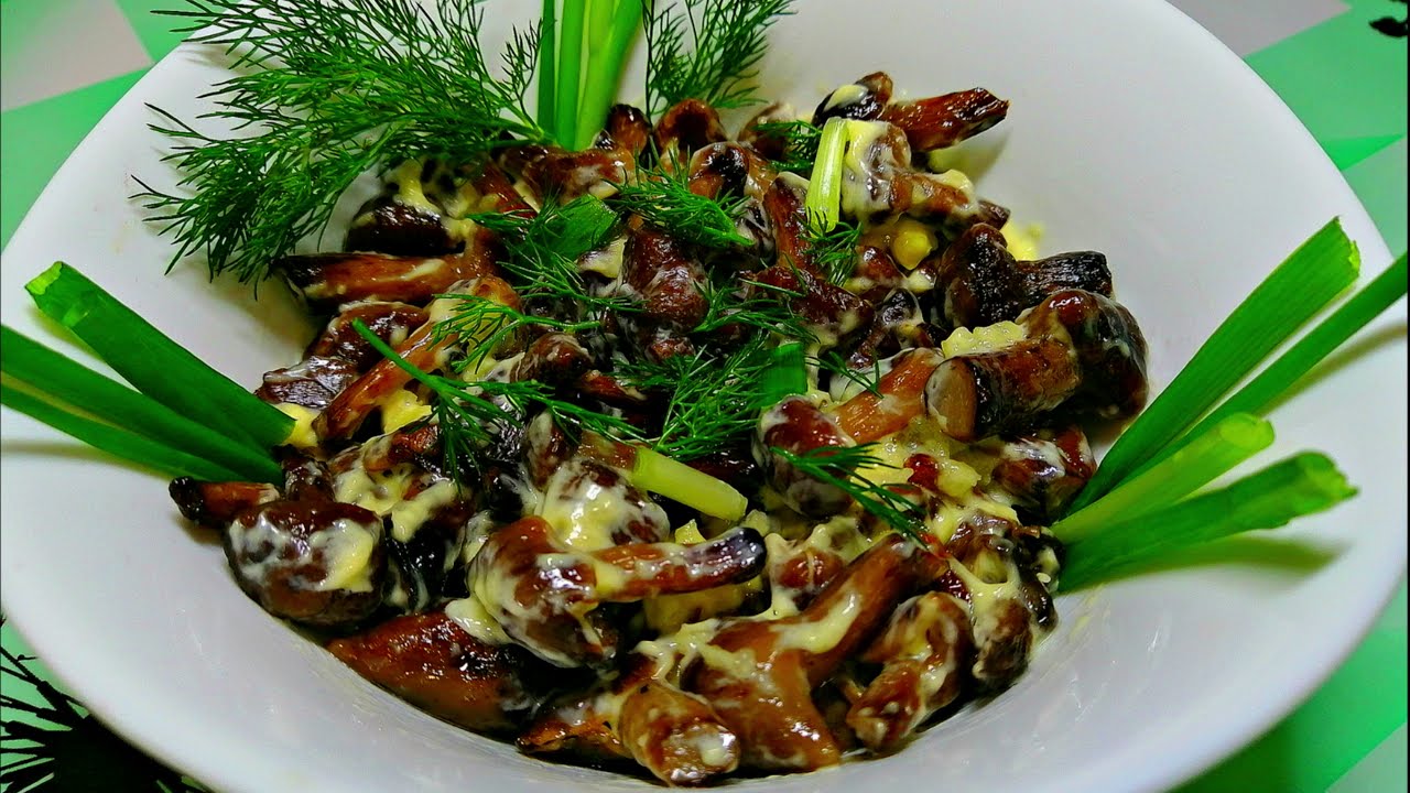 Как приготовить ГРИБЫ. Вкусный и быстрый рецепт жареных грибов с ...