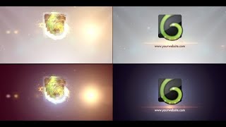 After Effects Template: Glass Logo Form