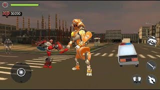 ► Super Tiger Robot Transformer (TapSim Game Studio) Car Robot vs Tiger Robot Android Gameplay screenshot 4