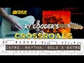 How to play ry cooders crossroads  intro rhythm solo  outro