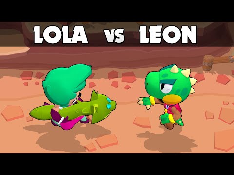 LOLA vs LEON | 1vs1 | Brawl Stars