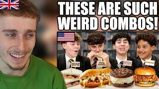 Brit Reacts to British Highschoolers mind blown by American Sandwiches!