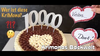DANKE ️️️ THANK YOU CAKE - Who is KriMona? / Buttercreme Spritztechnik / Krimonas Backwelt