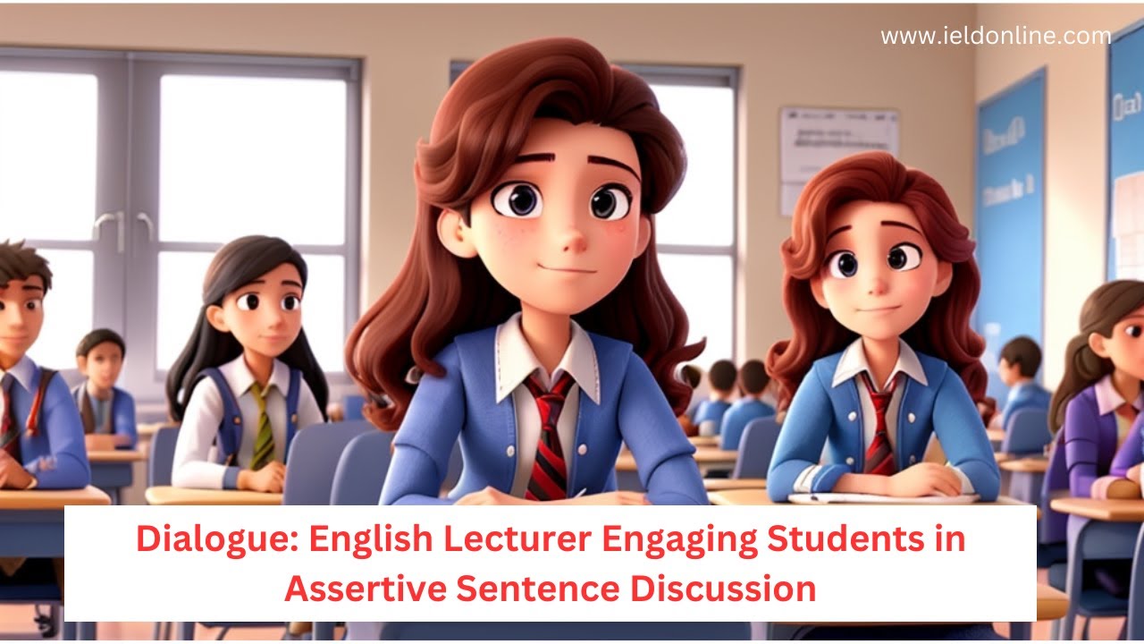 English Lecturer Engaging Students in Assertive Sentence Discussion ...