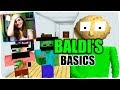 ¡LA ESCUELA DE BALDI'S BASICS EN MINECRAFT! - ANIMACIÓN ESCUELA DE MONSTRUOS (VIDEO REACCIÓN)