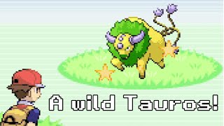 Shiny Safari Tauros CAUGHT in LeafGreen after 685 encounters! (251,167 total)