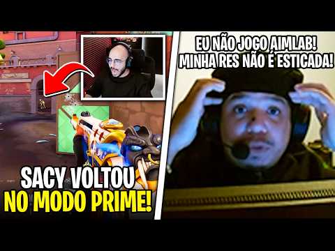 DGZIN REVELA SEU VERDADEIRO TREINO NO VALORANT! SACY ATIVOU O MODO PRIME - CLIPS