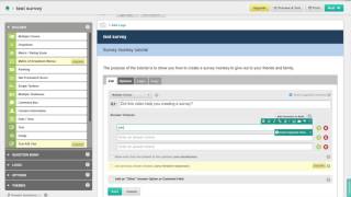 How to: Create a multiple choice Survey Monkey