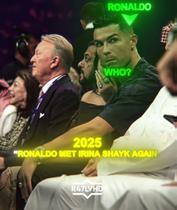 Ronaldo's Reaction After Meeting Irina Shayk Again 😬😂