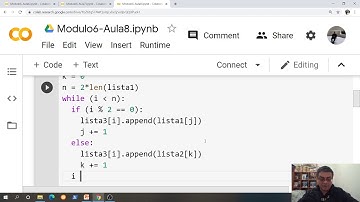 Módulo 6 - Aula 8 - Concatenação de 2 listas em uma terceira