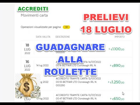 roulette vincente - metodo roulette nuovi prelievi avuti - metodo roulette vincente