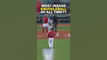 Thumbnail of The MOST INSANE Knuckleball of All Time?  #mlb