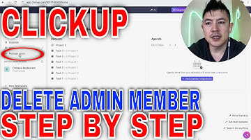 ✅  How To Delete Remove Admin Member From ClickUp Workspace 🔴