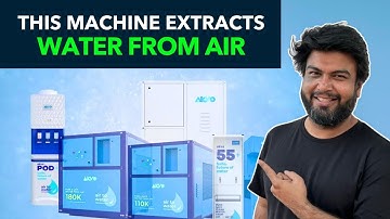 This Machine Extracts Water From Air| Anuj Ramatri - An EcoFreak