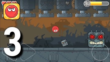 Red Ball 4 - Gameplay Walkthrough Part 3 | Levels 31-45 | Box Factory (Android, iOS) | GAMING Kid