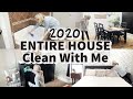 NEW! 2020 ENTIRE HOUSE CLEAN WITH ME // WHOLE HOUSE CLEANING MOTIVATION // SAHM CLEANING
