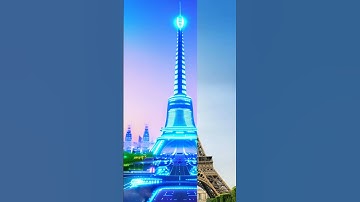 Eiffel tower in future by Ai 😱🔥 #trending #viral #ai #shorts