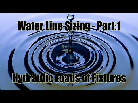 Water Line Sizing Part: 1 