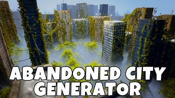 FREE ADDON : Procedural Abandoned City Generator | Blender Geometry Nodes
