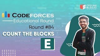 Codeforces Educational Round 84 E, Count The Blocks | Competitive Coding Wealth