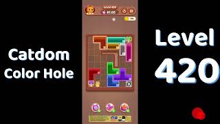 Catdom Level 420 walkthrough | Color Hole 🐱🕳️| Solutionguruji