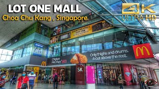 [4K] Lot One Mall : Singapore Mall Walk Tour