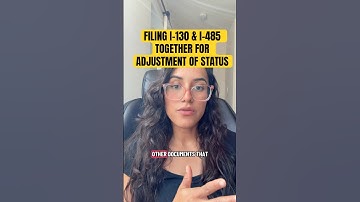 Filing the I-130 & I-485 together for Adjustment of status #greencard #immigration