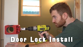 Milwaukee Door Lock Installation BiMetal Hole Saw Set Review and Tutorial