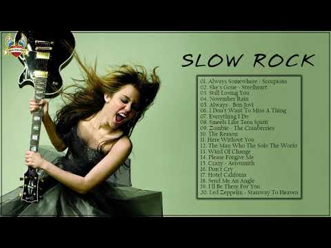 Top 20 Slow Rock Songs 80s, 90s - Best Rock Ballads of All Time - Rock love songs nonstop