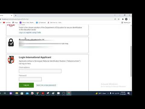 Søknadsweb (Norway free study application Gateway)