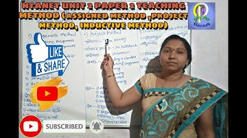 NTANET unit number 1 Paper 1 teaching methods assigned method project method inductive method