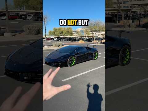 DON’T BUY THIS LAMBO ⚠️ #carguy #lamborghinihuracan #cartok #cars