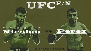 :    UFC Nicolau vs. Perez