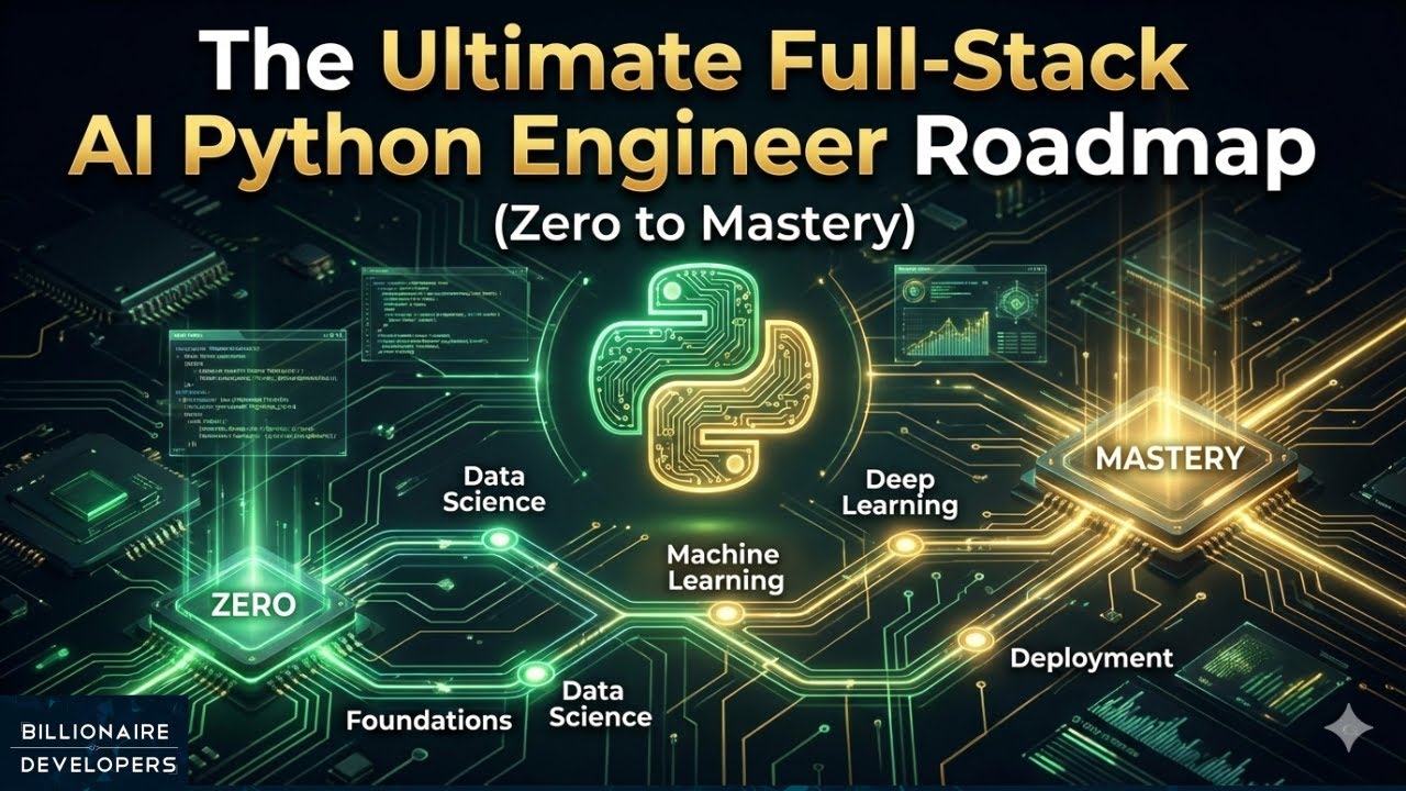 How to become a Full-Stack AI Python Engineer Roadmap (Zero to Mastery ...