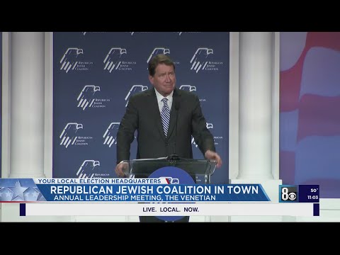 GOP leaders address Republican Jewish Coalition at annual leadership meeting in Las Vegas