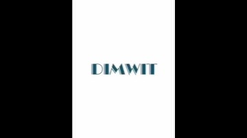 DIMWIT DMW911 - Startup and shutdown animation