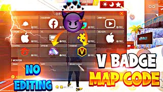 v badge craftland map code free fire😲|free fire new map code|map code free fire| screenshot 3