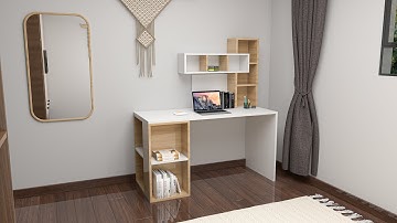 How to make a Desk Sketchup 2021 + Vray 5