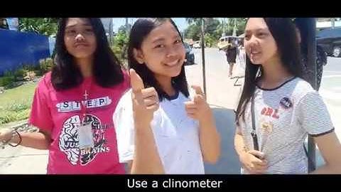 HOW TO MAKE & USE A CLINOMETER:GROUP 4 NEWTON