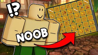 PRETENDING To Be A NOOB WITH LEGENDARIES!?.. Again [Roblox]