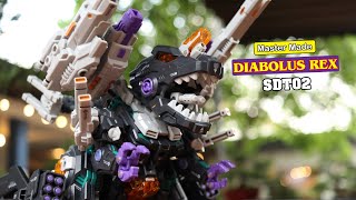 Celebrity Transformers Toys | Master Made | Mega series | SDT-02 | Diabolus Rex [Trypticon] Profile