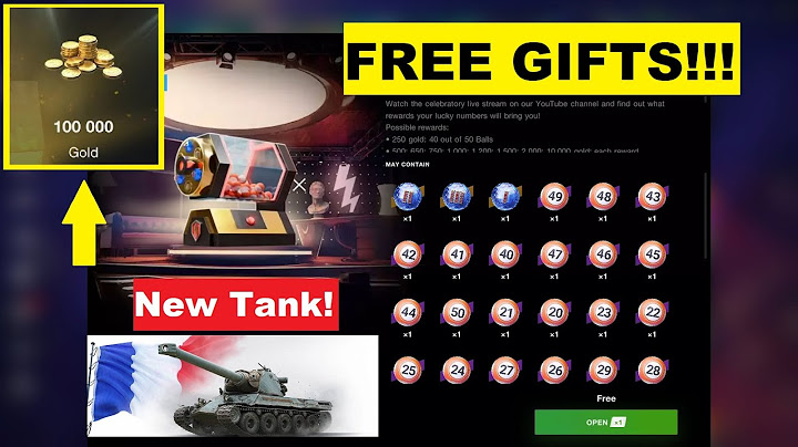 FREE Gifts WoT Blitz! Open Lottery Machine - get Rewards!! TOP Tanks, 100K Gold or NEW Lorraine 50t!