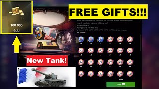 FREE Gifts WoT Blitz! Open Lottery Machine - get Rewards!! TOP Tanks, 100K Gold or NEW Lorraine 50t!