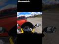 Biker Accident While Lane Splitting #shorts #bikers