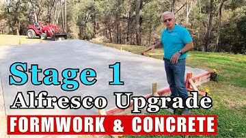 Complete Set Out for Formwork, Placing Reinforced Mesh & Concreting a Slab! (DIY)