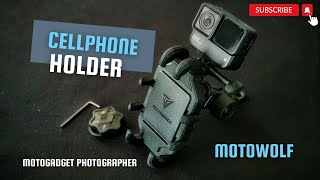 GADGET Review: MOTOWOLF CELLPHONE HOLDER | Pwede kabitan ng Action Cam