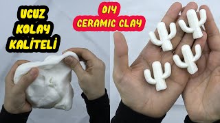 Satin Alma Kendi̇n Yap Evde Seramik Hamuru Nasıl Yapılır? How To Make Ceramic Clay At Home Diy