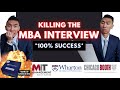 How I Aced My Elite MBA Interviews (from a Wharton, Booth, and MIT Sloan Admit) | EP.2