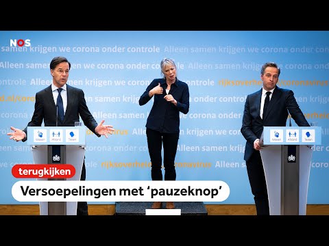 TERUGKIJKEN: Persconferentie over coronamaatregelen